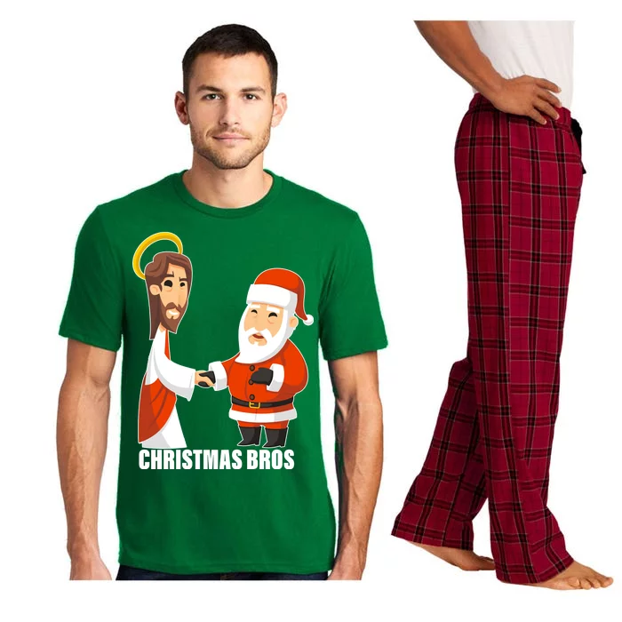 Christmas Bros Jesus And Santa Pajama Set