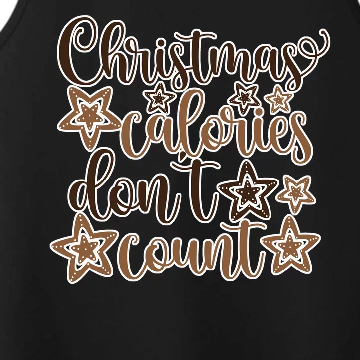 Christmas Calories Don't Count Performance Tank