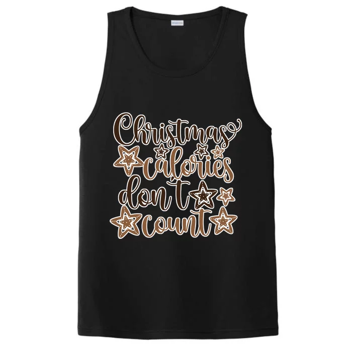 Christmas Calories Don't Count Performance Tank