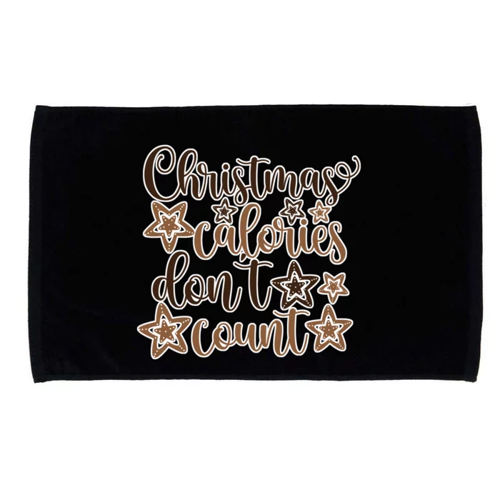 Christmas Calories Don't Count Microfiber Hand Towel