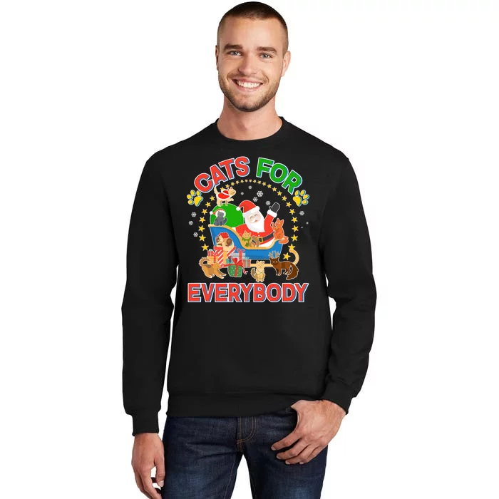 Christmas Cats For Everybody Sweatshirt