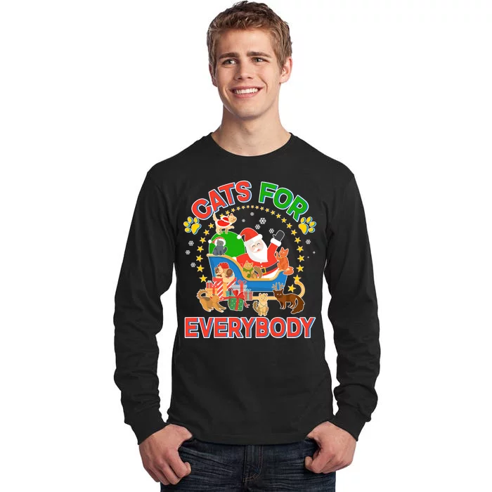 Christmas Cats For Everybody Tall Long Sleeve T-Shirt