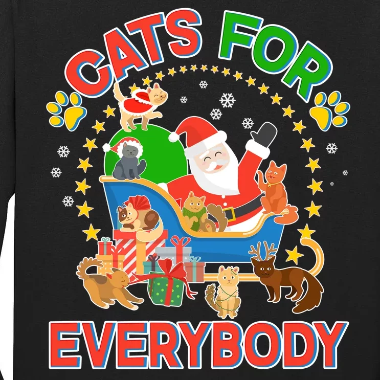 Christmas Cats For Everybody Tall Long Sleeve T-Shirt