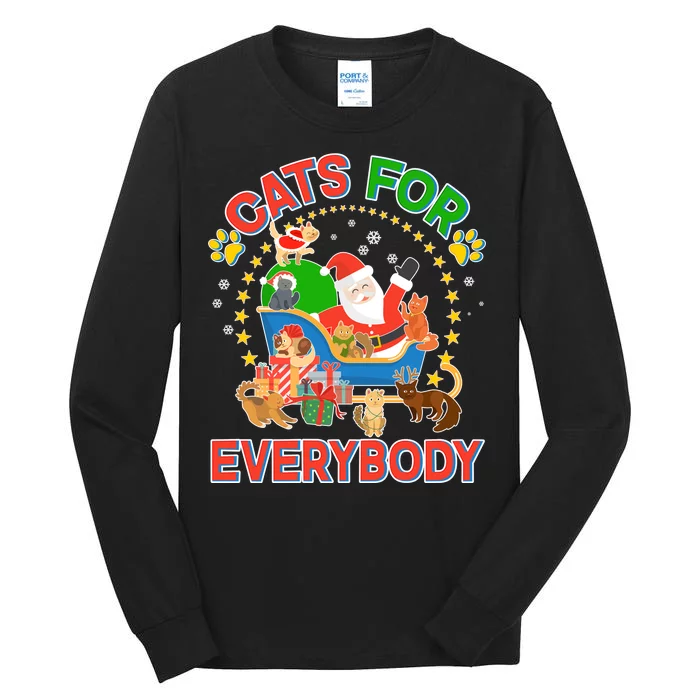 Christmas Cats For Everybody Tall Long Sleeve T-Shirt