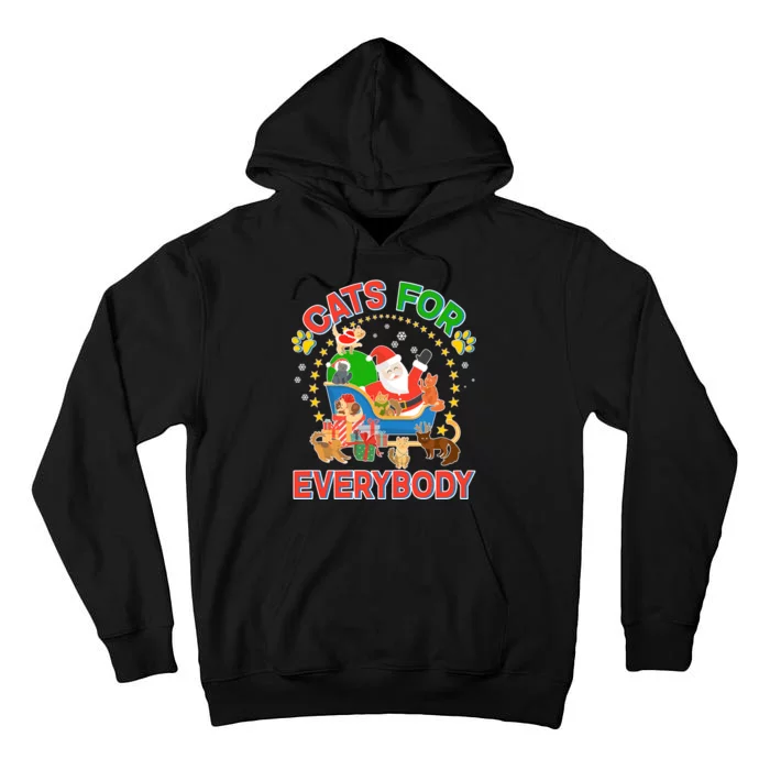 Christmas Cats For Everybody Tall Hoodie