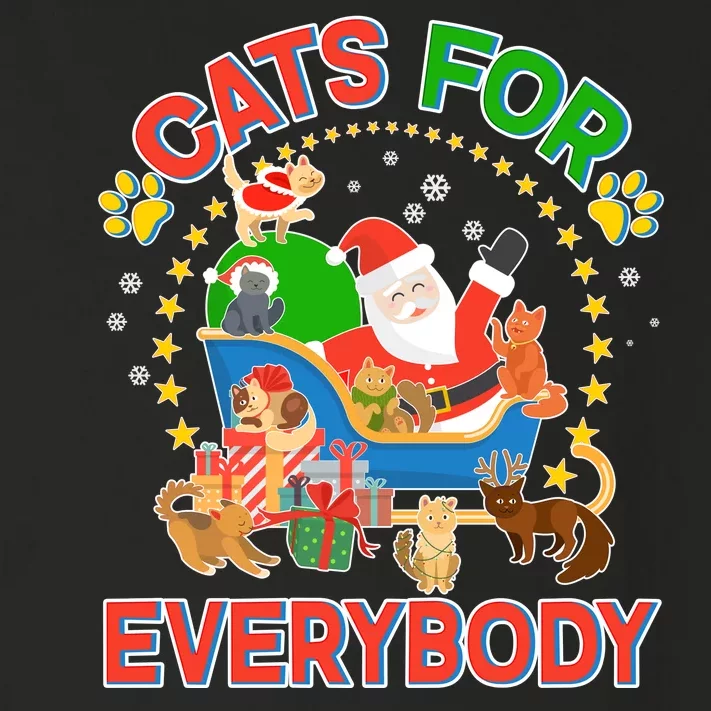 Christmas Cats For Everybody Toddler Long Sleeve Shirt