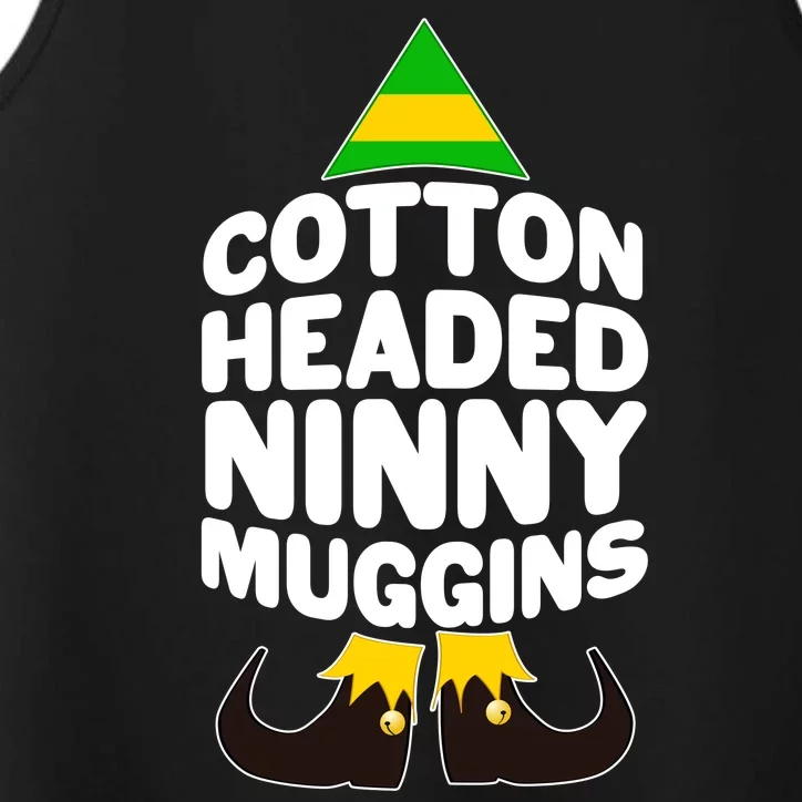 Christmas Cotton Headed Ninny Muggins Performance Tank