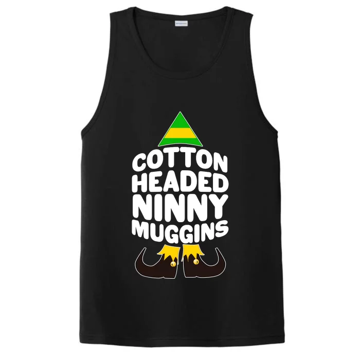 Christmas Cotton Headed Ninny Muggins Performance Tank