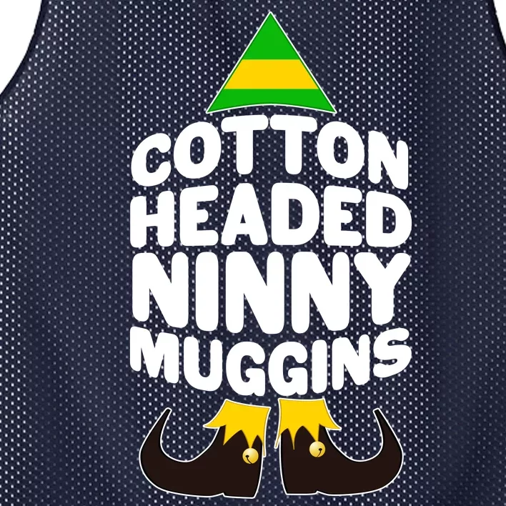 Christmas Cotton Headed Ninny Muggins Mesh Reversible Basketball Jersey Tank