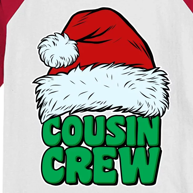 Christmas Cousin Crew Kids Colorblock Raglan Jersey