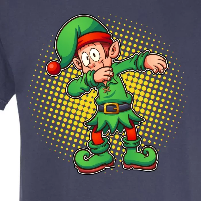 Christmas Dabbing Elf Garment-Dyed Heavyweight T-Shirt