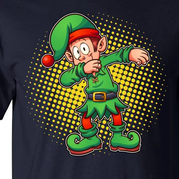 Christmas Dabbing Elf Tall T-Shirt