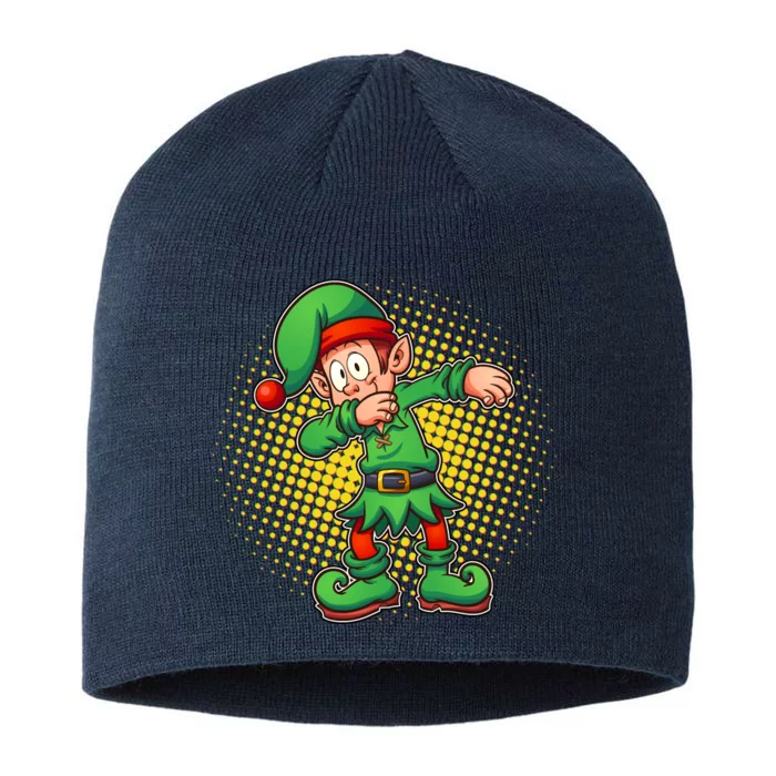 Christmas Dabbing Elf 8 1/2in Sustainable Knit Beanie