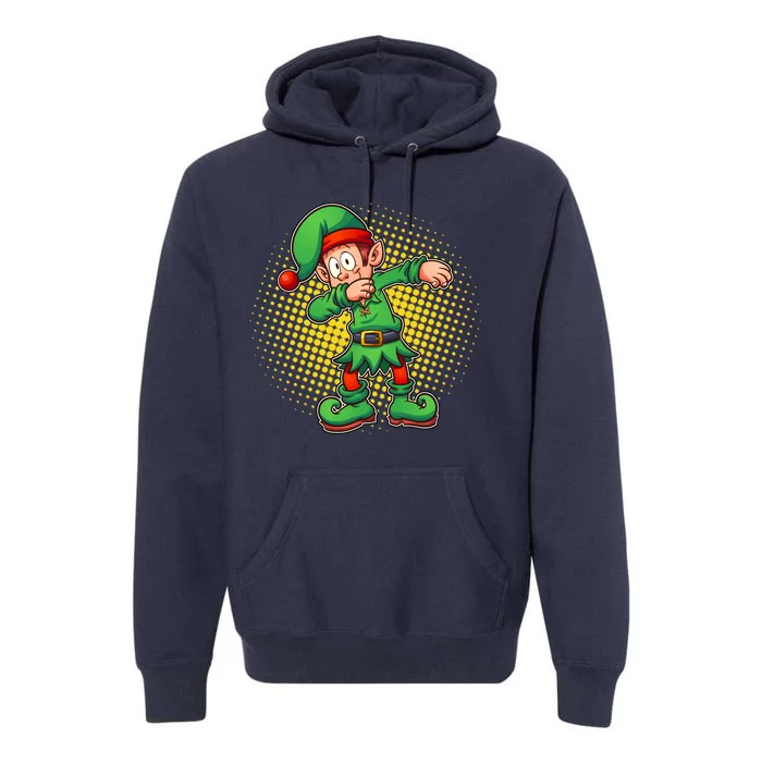 Christmas Dabbing Elf Premium Hoodie