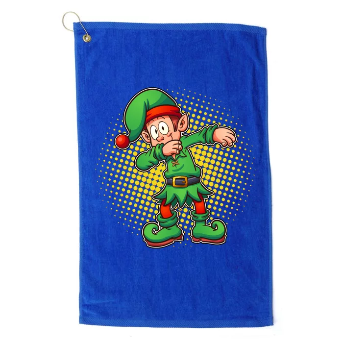 Christmas Dabbing Elf Platinum Collection Golf Towel