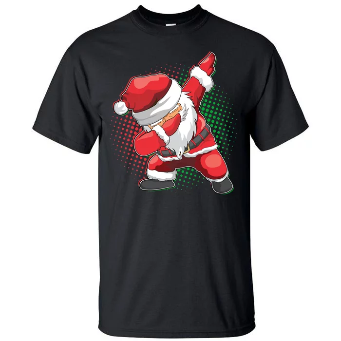 Christmas Dabbing Santa Tall T-Shirt