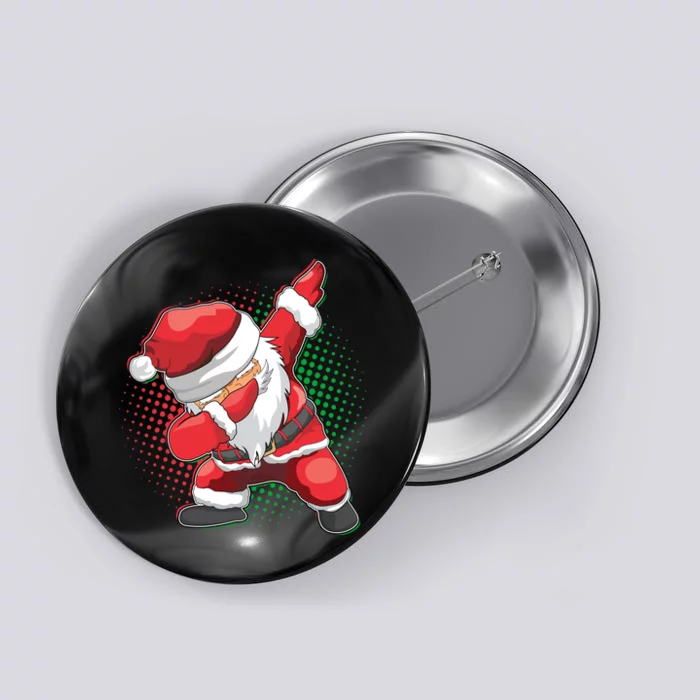 Christmas Dabbing Santa Button