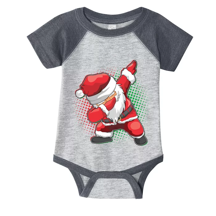 Christmas Dabbing Santa Infant Baby Jersey Bodysuit