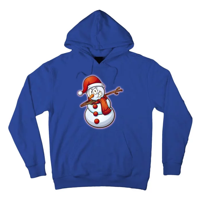 Christmas Dabbing Snowman Tall Hoodie