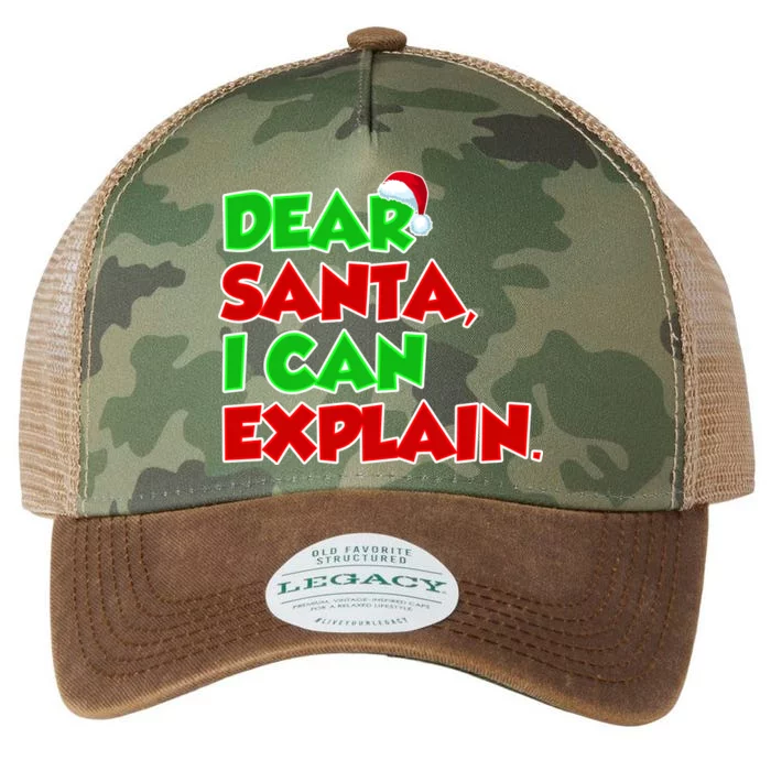 Christmas Dear Santa I Can Explain Legacy Tie Dye Trucker Hat