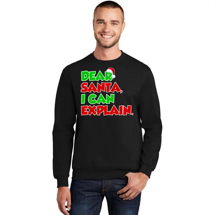 Christmas Dear Santa I Can Explain Sweatshirt