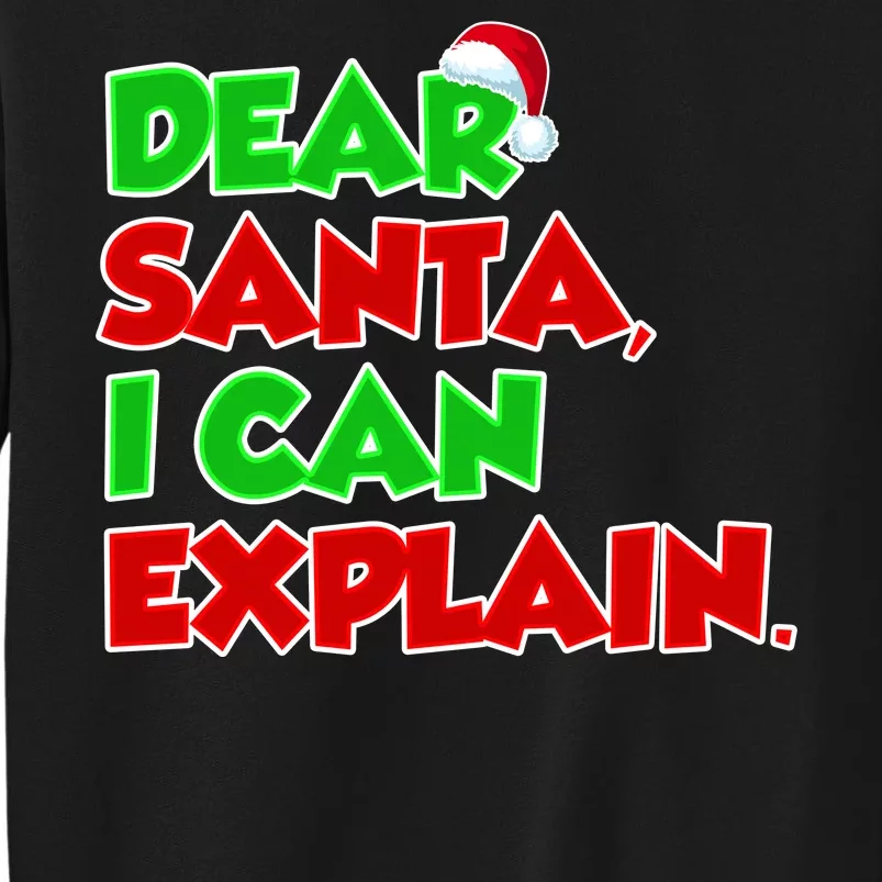 Christmas Dear Santa I Can Explain Sweatshirt