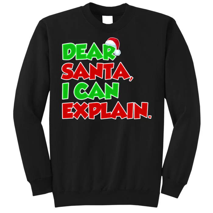 Christmas Dear Santa I Can Explain Sweatshirt