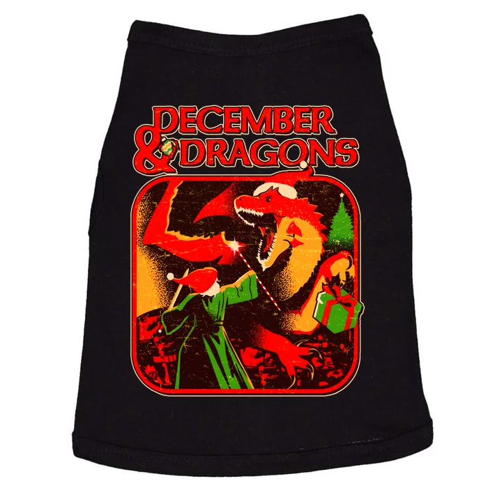 Christmas December & Dragons Doggie Tank