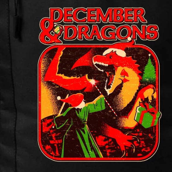 Christmas December & Dragons Daily Commute Backpack