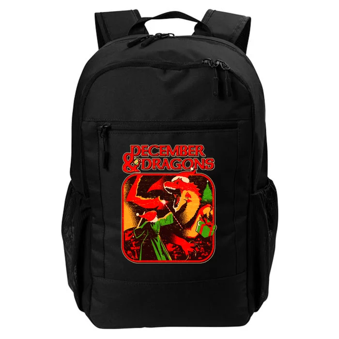 Christmas December & Dragons Daily Commute Backpack