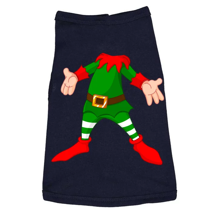 Christmas Elf Big Head Suit Doggie Tank