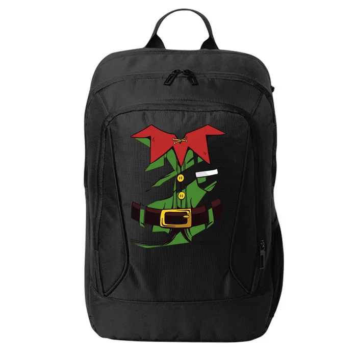 Christmas Elf Costume Funny City Backpack