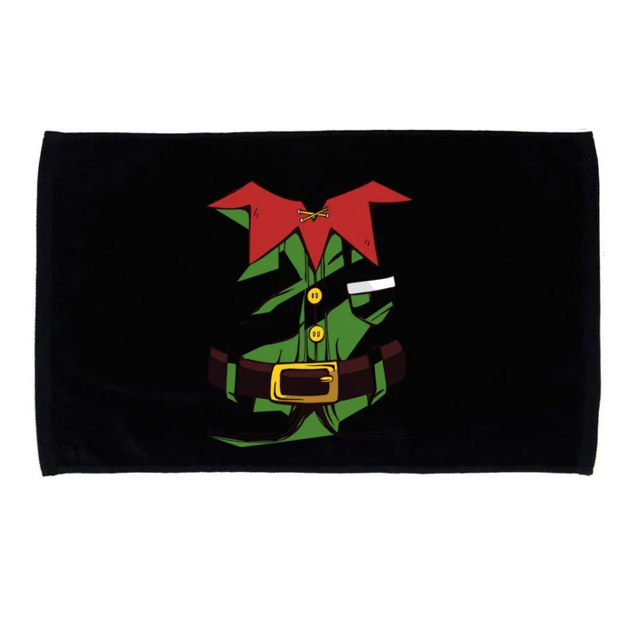 Christmas Elf Costume Funny Microfiber Hand Towel