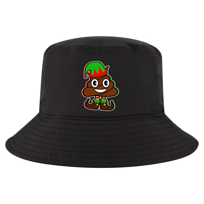 Christmas Elf Poop Emoji Cool Comfort Performance Bucket Hat