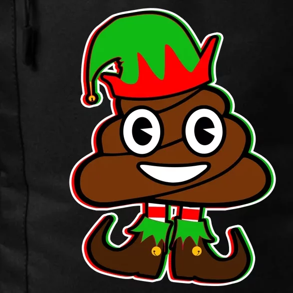 Christmas Elf Poop Emoji Daily Commute Backpack