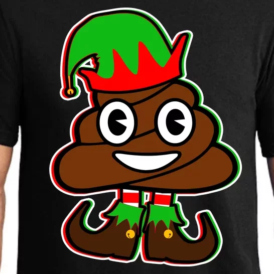 Christmas Elf Poop Emoji Pajama Set