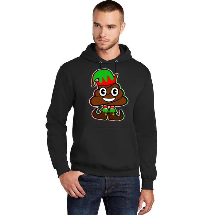 Christmas Elf Poop Emoji Tall Hoodie