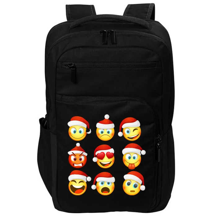 Christmas Emoji's Smiley Impact Tech Backpack