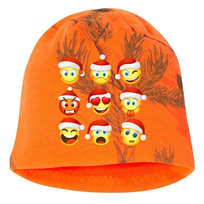 Christmas Emoji's Smiley Kati - Camo Knit Beanie