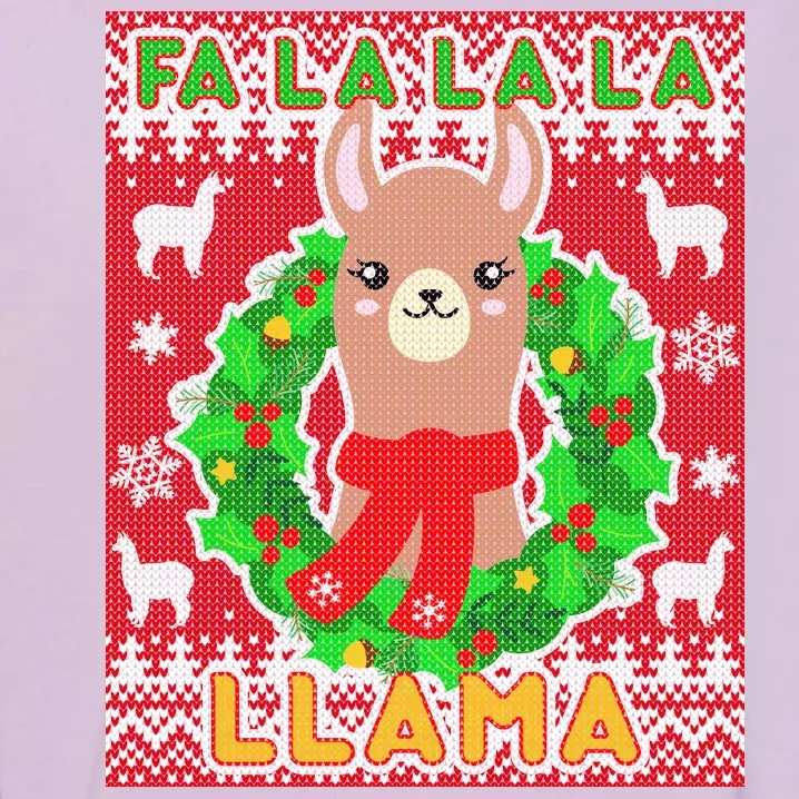 Christmas Fa La La La Llama Ugly Sweater Garment-Dyed Sweatshirt