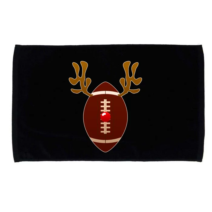 Christmas Football Reindeer Microfiber Hand Towel