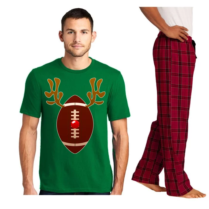 Christmas Football Reindeer Pajama Set