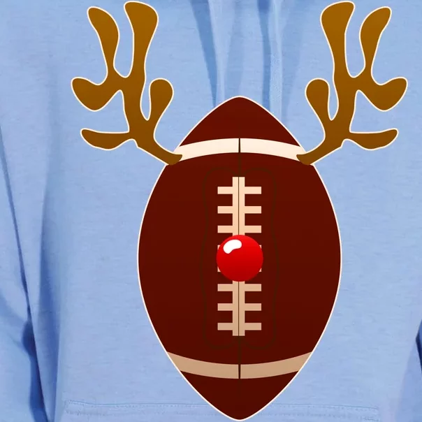 Christmas Football Reindeer Unisex Surf Hoodie