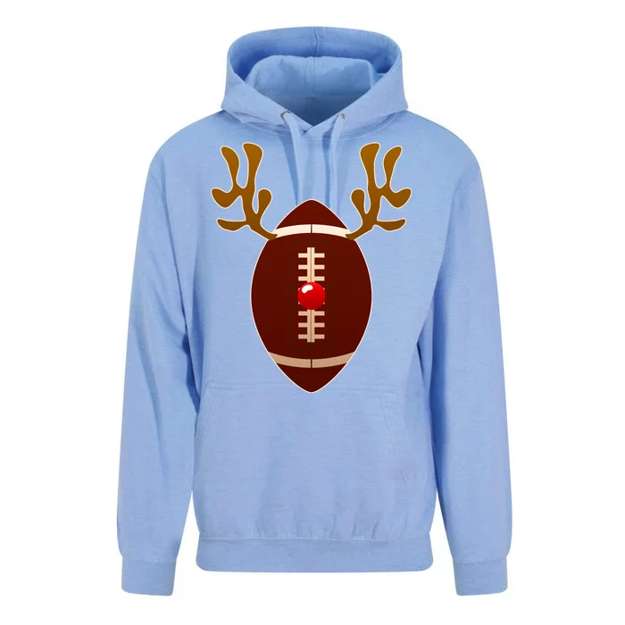 Christmas Football Reindeer Unisex Surf Hoodie