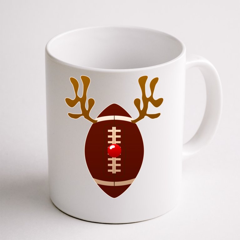 Christmas Football Reindeer Coffee Mug