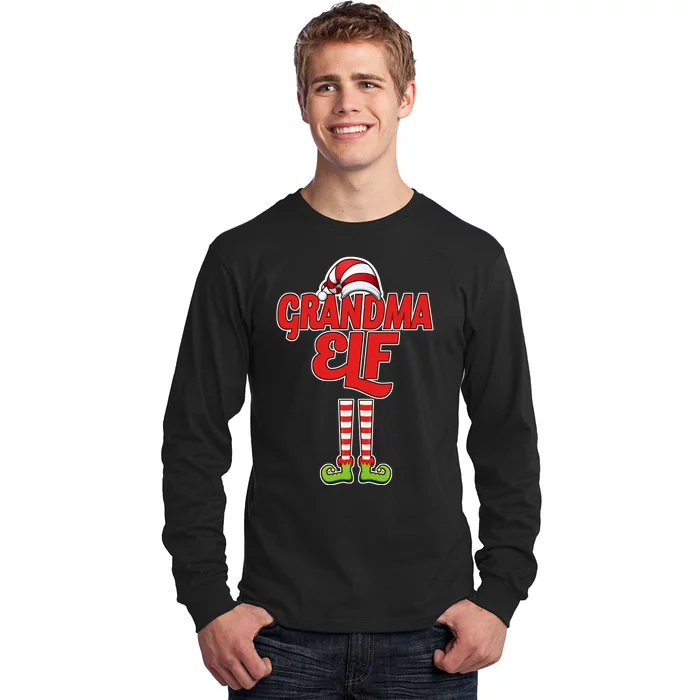 Christmas Grandma Elf Long Sleeve Shirt