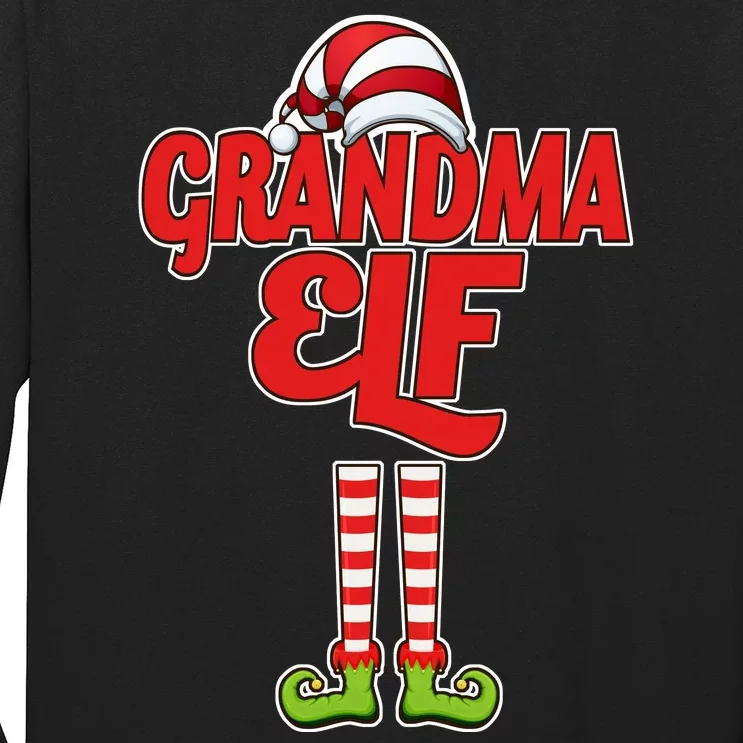 Christmas Grandma Elf Long Sleeve Shirt