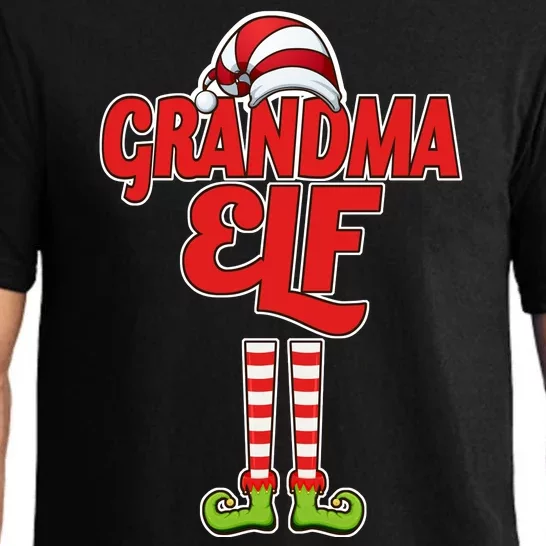 Christmas Grandma Elf Pajama Set