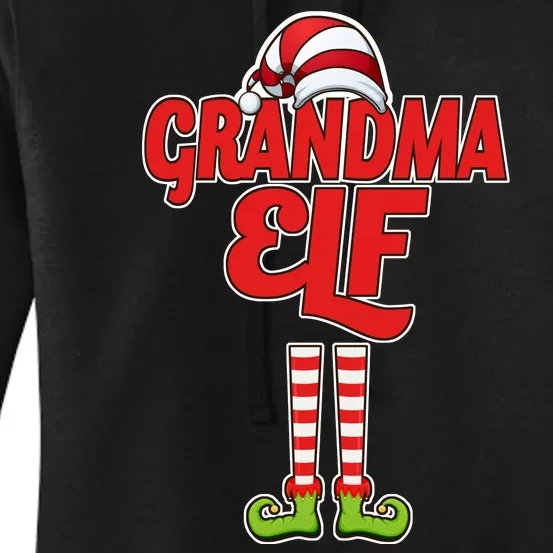 Christmas Grandma Elf Women's Pullover Hoodie