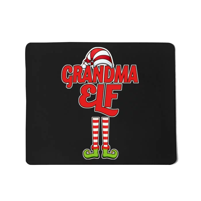 Christmas Grandma Elf Mousepad